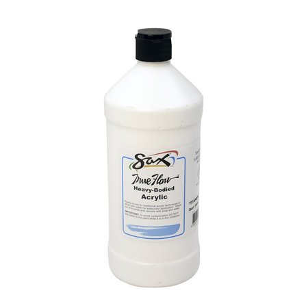 SAX True Flow Heavy Body Acrylic Paint, Quart, Titanium White 27411